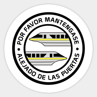 MonorailPorFavorYellow Sticker